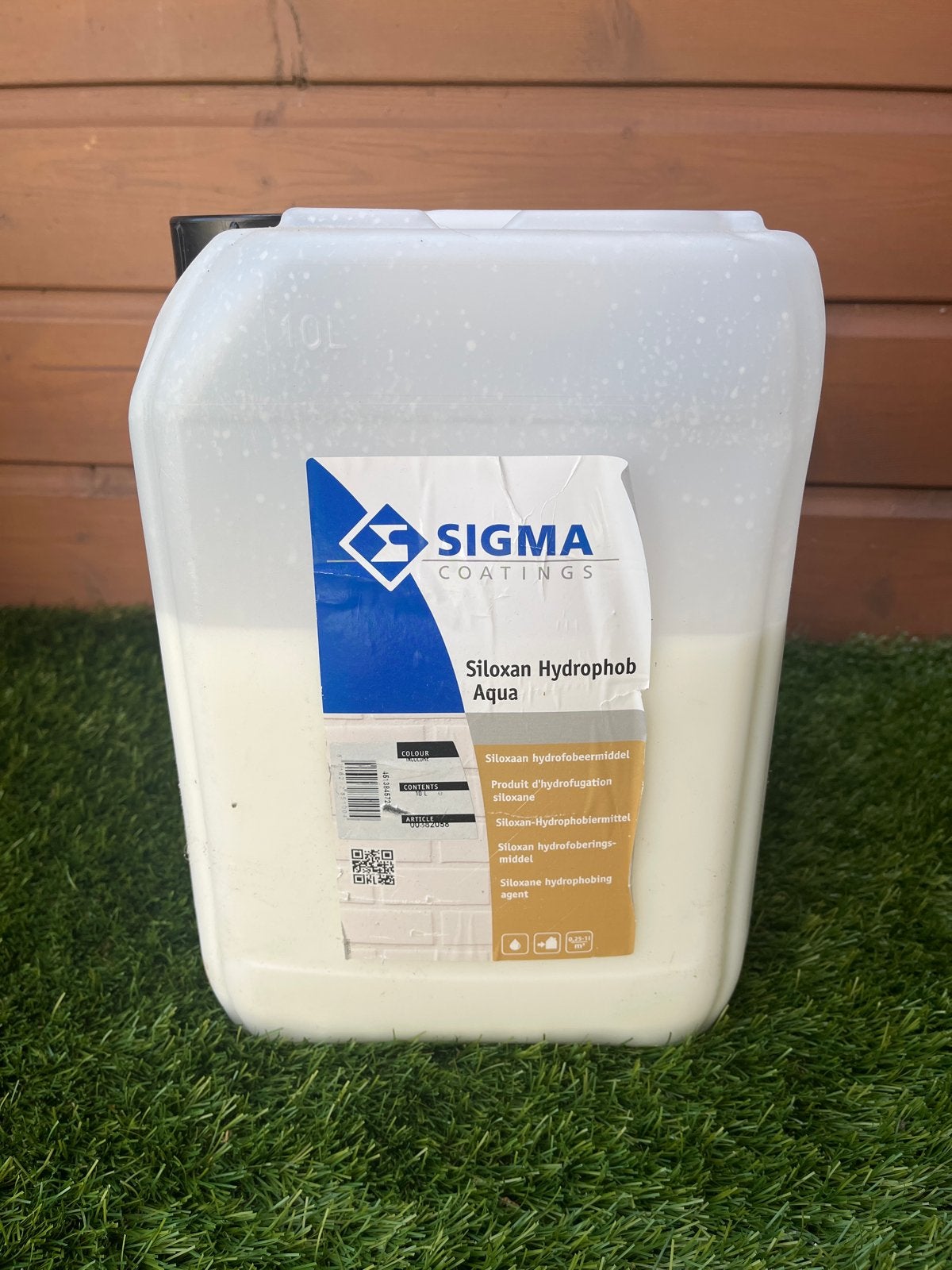 Sigma Siloxan Hydrophob Aqua - ca 8 liter Hydrofobeermiddel, Ophalen, Gebruikt, Overige kleuren, 5 tot 10 liter