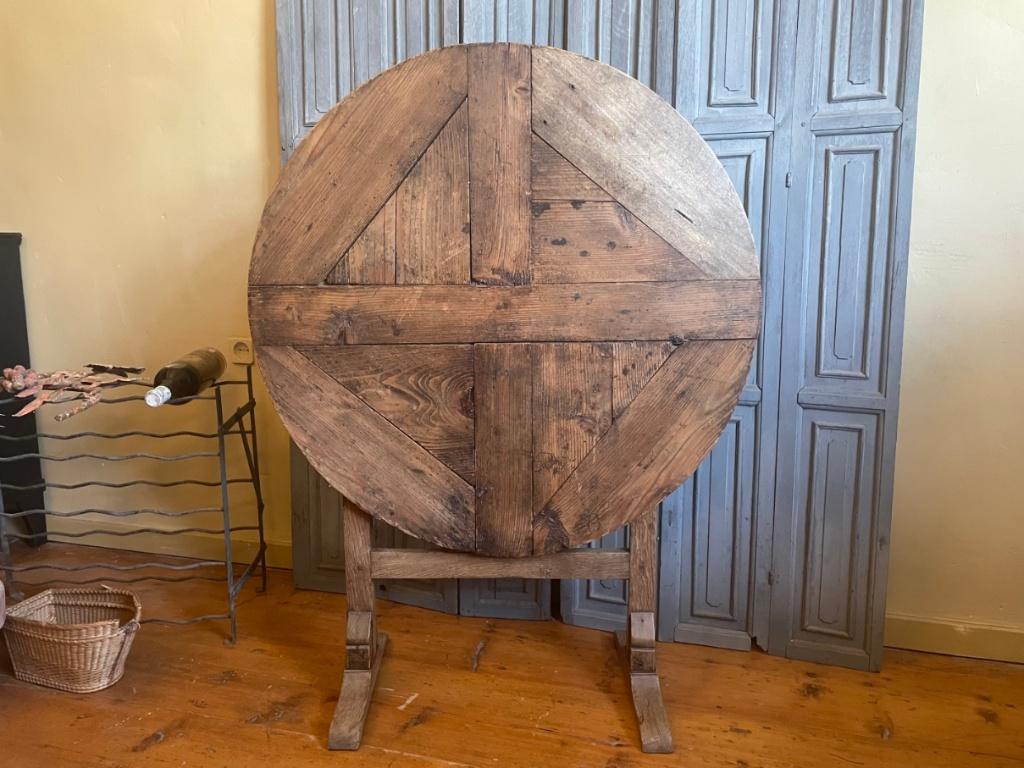 Schitterende Wijnproeftafel Table Vigneron antiek Klaptafel, Antiek en Kunst, Antiek | Meubels | Tafels, Ophalen