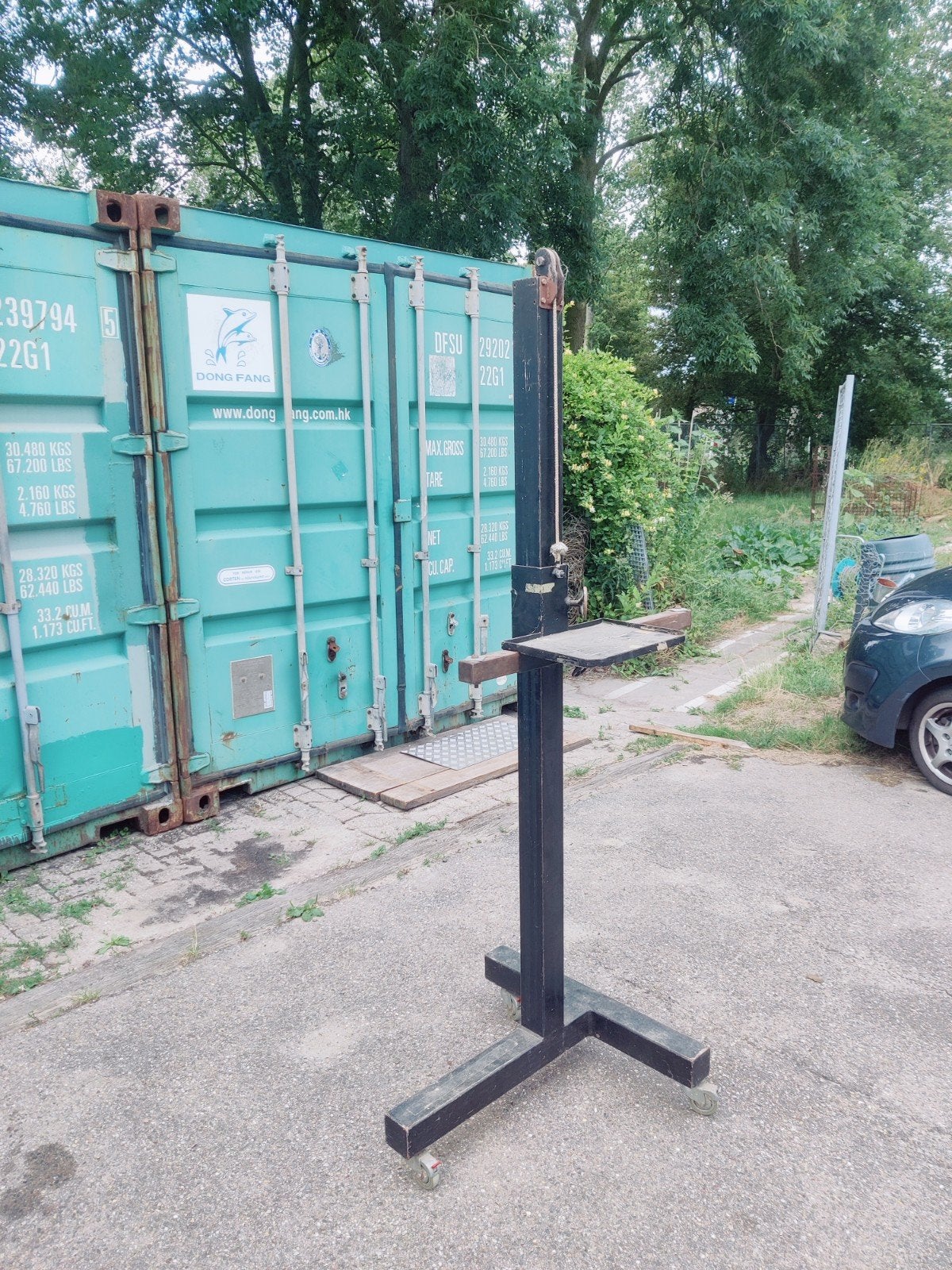 Verrijdbaar Foto Statief op Wielen - Hoogte Verstelbaar, Statief, Ophalen, Gebruikt