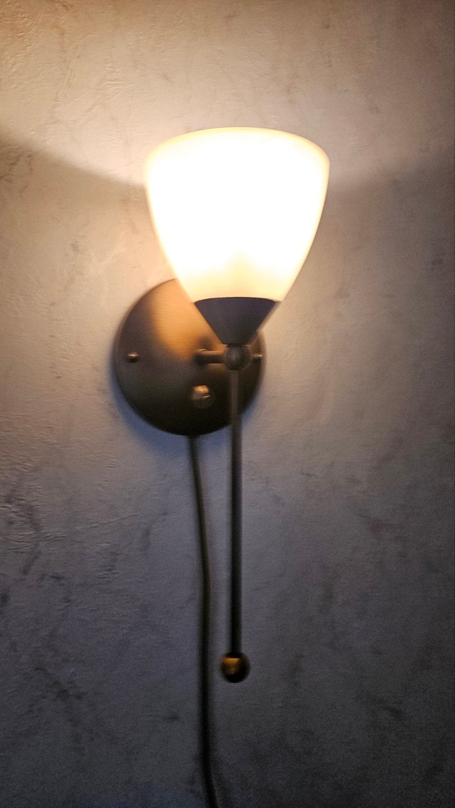 2x Steinhauer wandlampen, identiek, Ophalen of Verzenden, Glas, Gebruikt, Met schakelaar