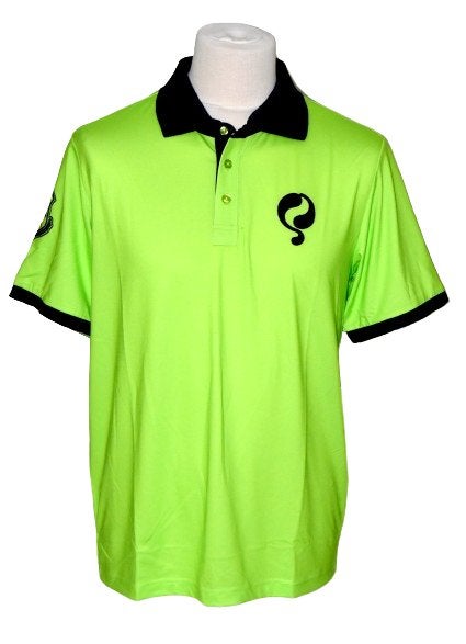 Nieuwe Quick 1905 GOLF heren polo, groen-geel/blauw, Mt. L, Verzenden, Nieuw, Kleding, Overige merken