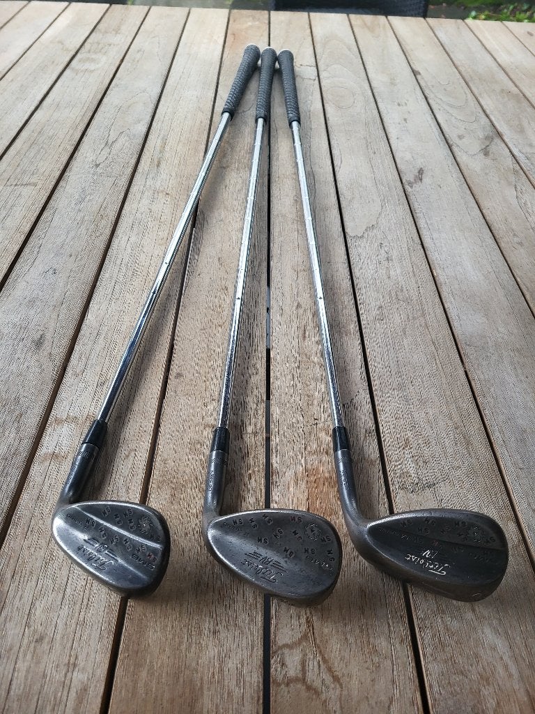 Titleist Vokey SM6 wedgeset 50 / 54 / 60 – rechtshandig, Sport en Fitness, Ophalen, Gebruikt, Club, Overige merken
