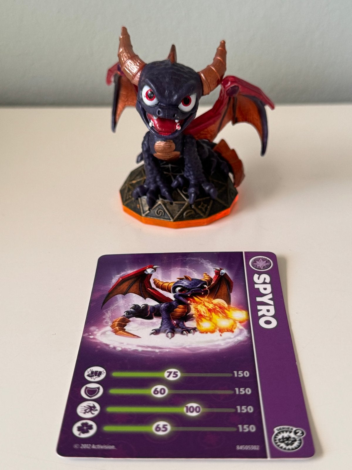 Skylanders Giants Spyro met kaartje, Avontuur en Actie, Gebruikt, 2 spelers, Ophalen of Verzenden
