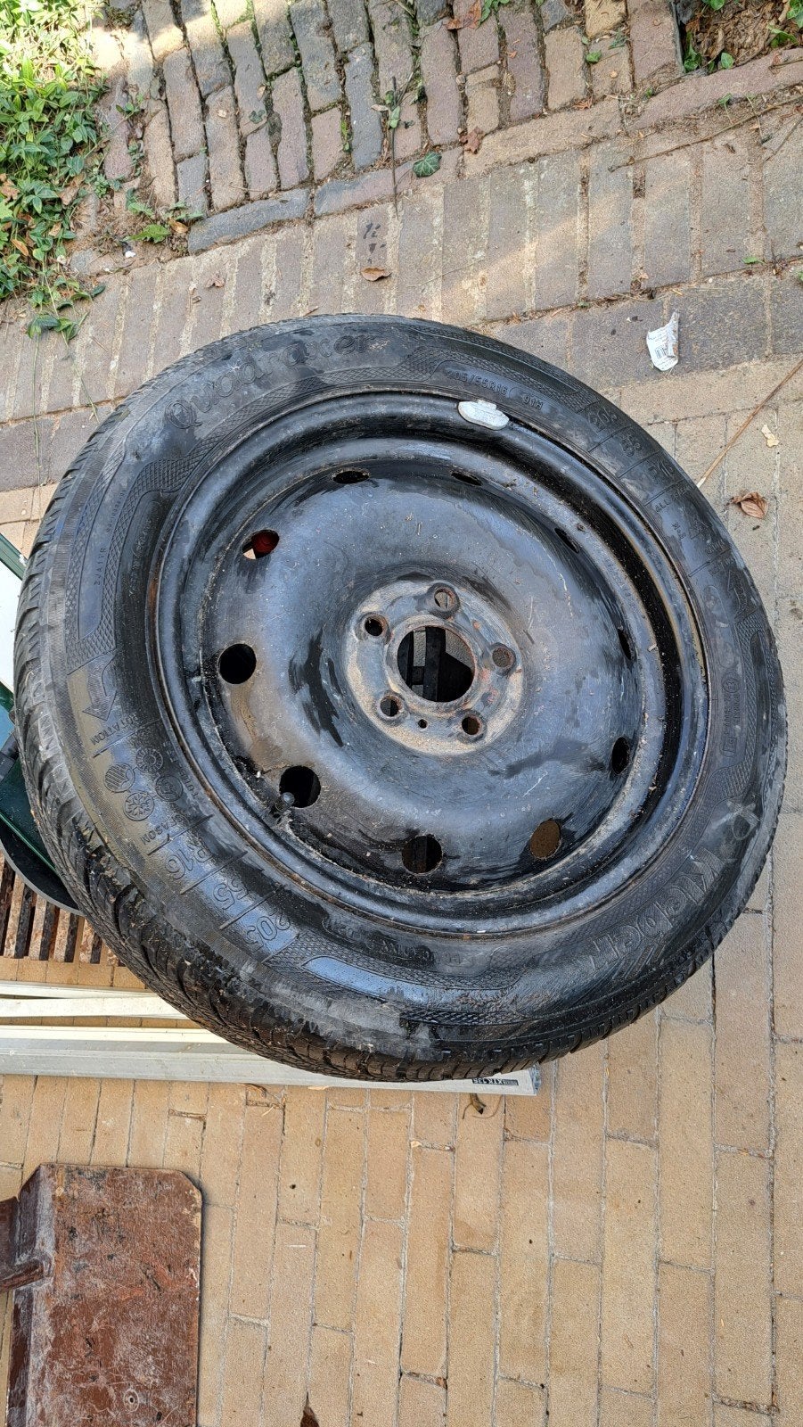 Reservewiel 205/55 R16 All Season - Z.G.A.N. (Gratis), Ophalen, Gebruikt, 16 inch, Banden en Velgen