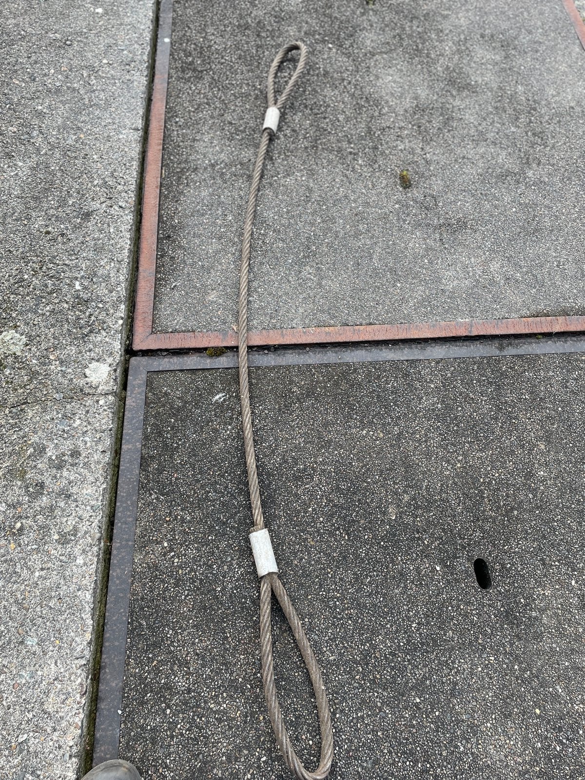 OERSTERKE STAALKABEL / SLEEPKABEL, LENGTE 210cm, DIA 20mm, Ophalen, Zo goed als nieuw