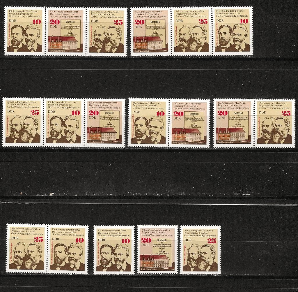 DDR 2050-2052 pf, Postzegels en Munten, Ophalen of Verzenden, DDR, Postfris
