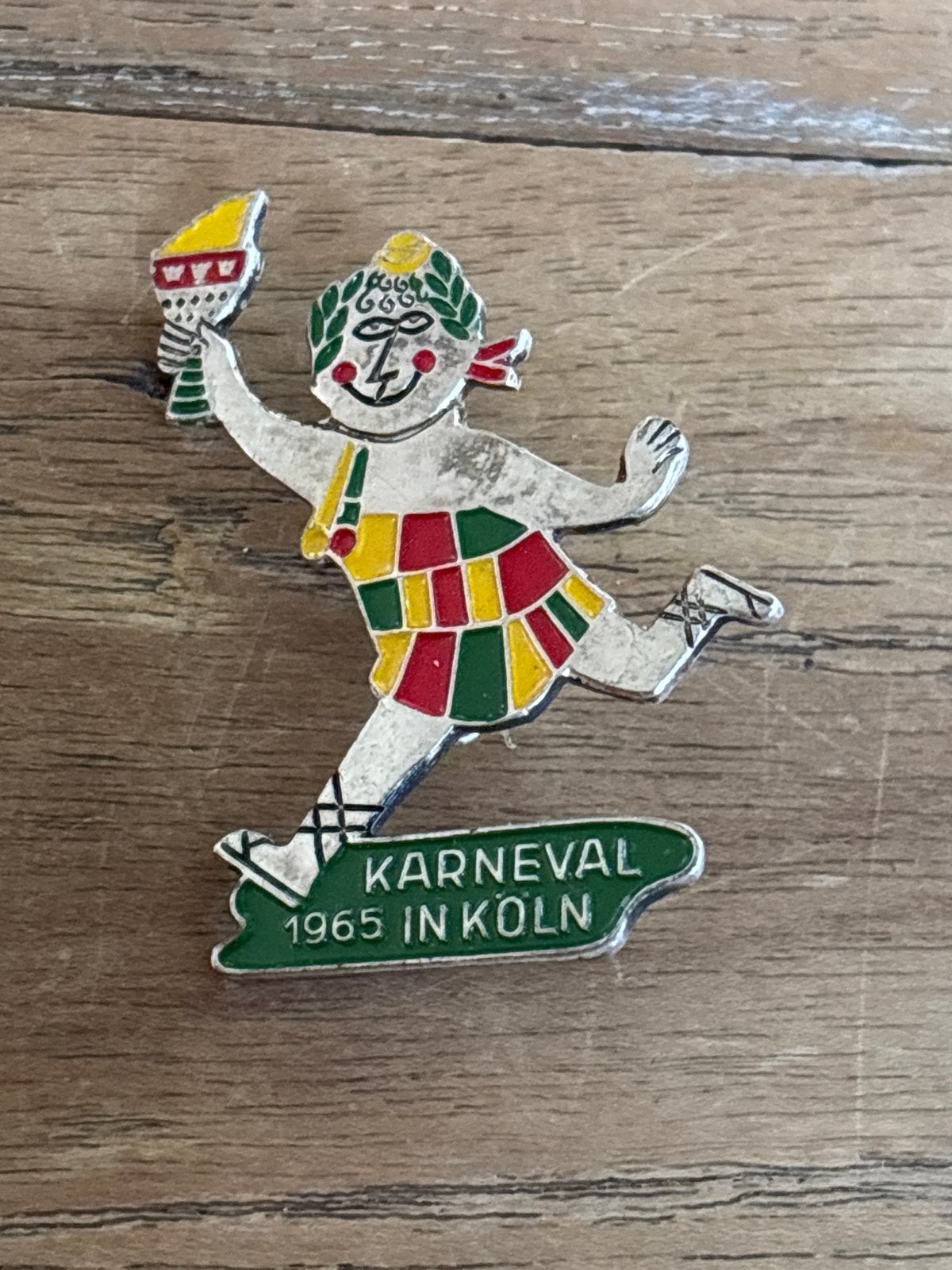 Vintage Karneval 1965 in Köln Speld - Hoffstatter Bonn, Sieraden, Tassen en Uiterlijk, Overige materialen, 4 tot 7 cm, Gebruikt