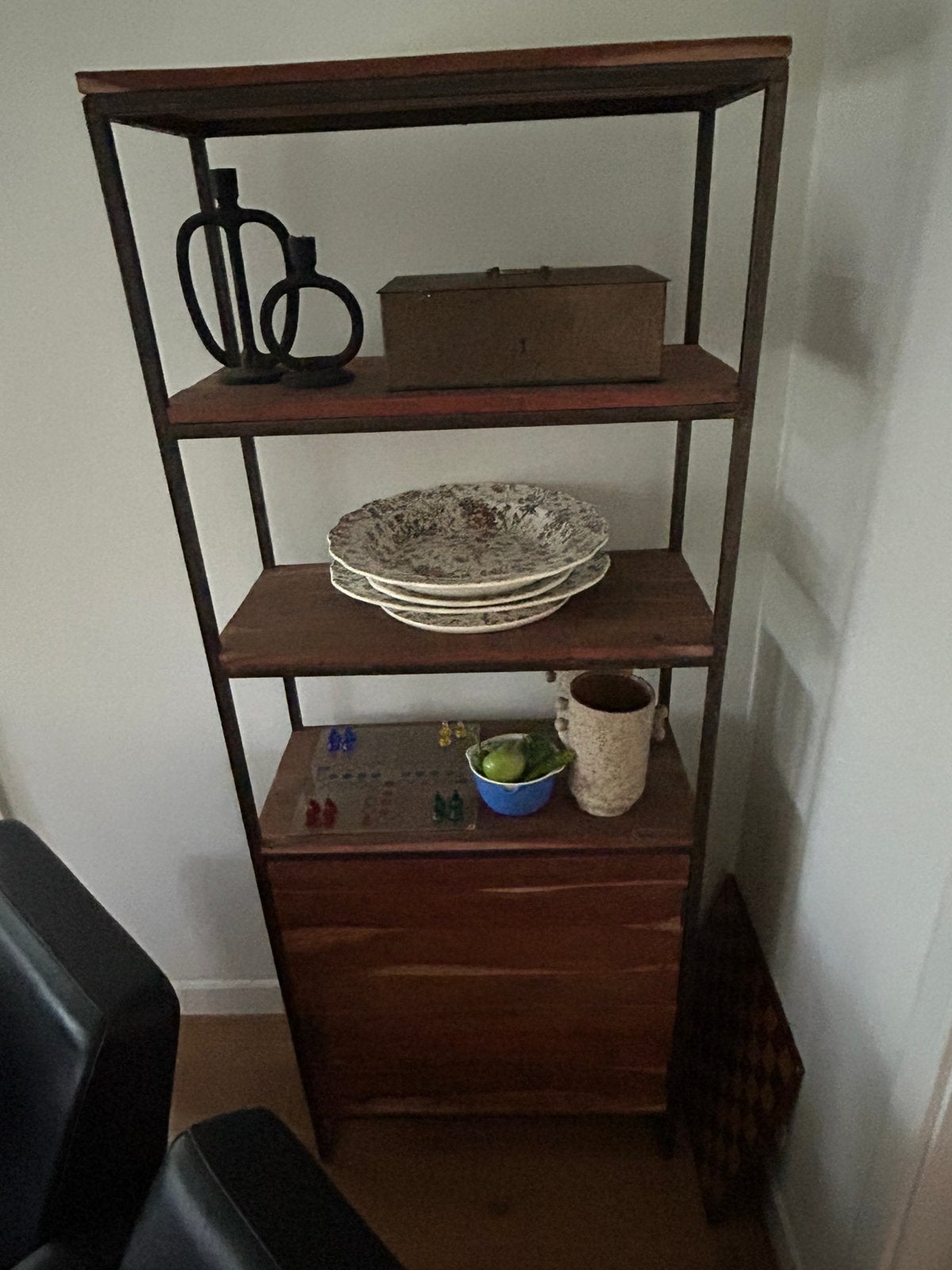 Acaciahouten kast, Ophalen, Gebruikt, 50 tot 100 cm, 150 tot 200 cm