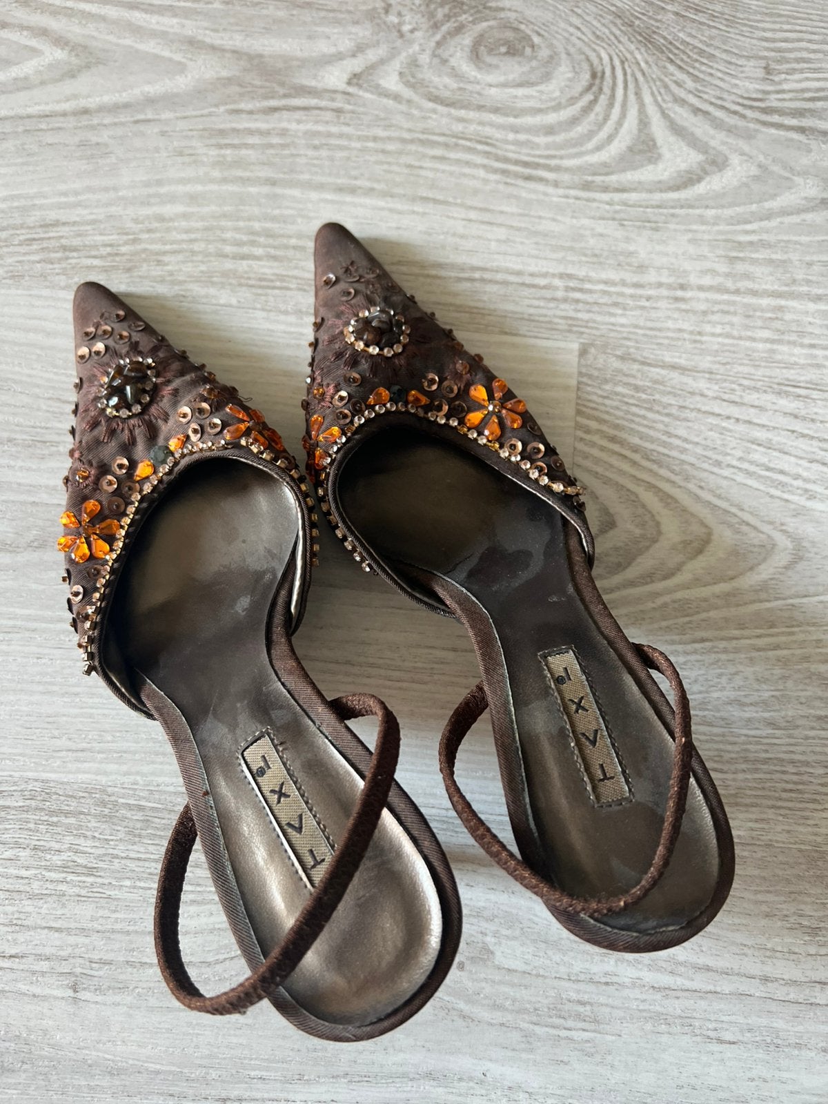 Slingback pumps, Pumps, Bruin, Ophalen of Verzenden, Gedragen