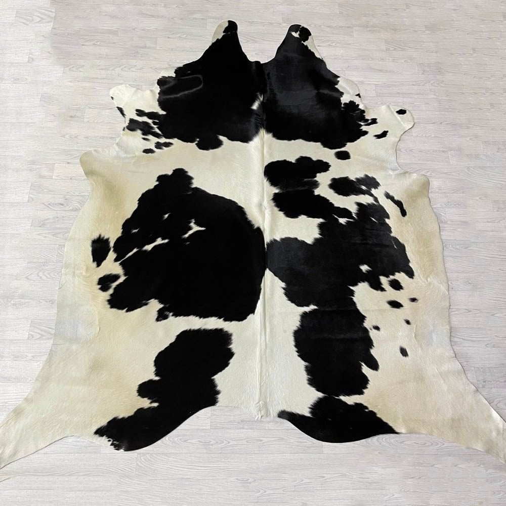 Koeienhuid zwart creme 270x250cm XXL | Lederstore, Landelijk, modern, Scandinavisch, industrieel, 200 cm of meer, Overige vormen