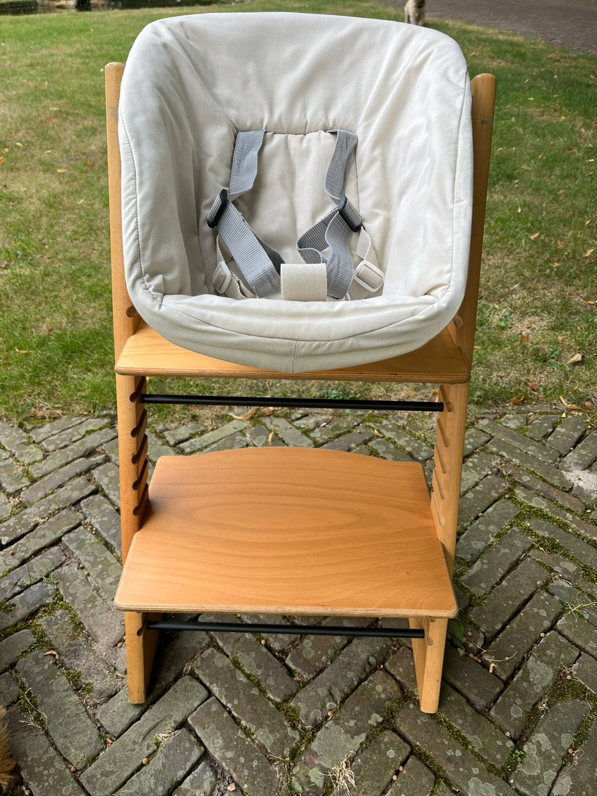 Stokke tripp trapp kinderstoel en newborn set, Ophalen, Gebruikt, Meegroeistoel