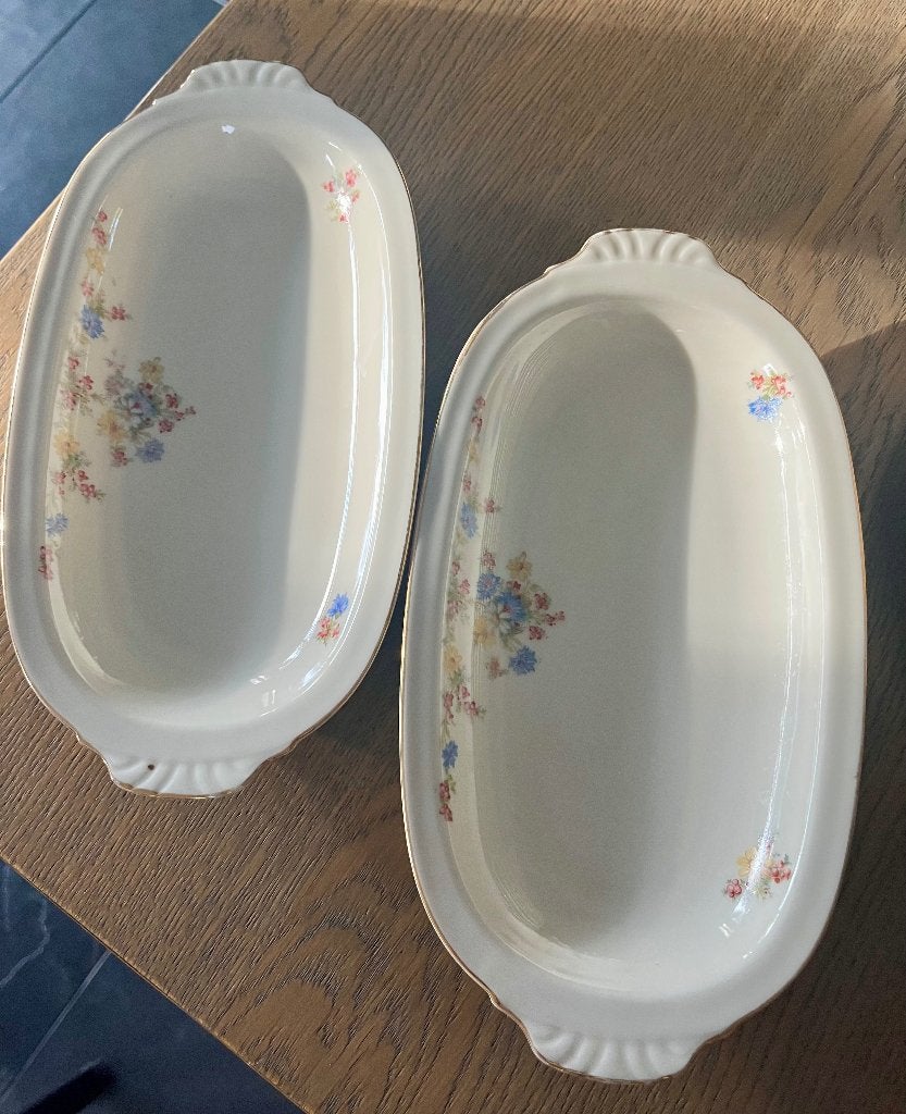 Grote verzameling KPM Krister Germany servies, onbeschadigd, Overige merken, Ophalen of Verzenden, Zo goed als nieuw, Bord(en)