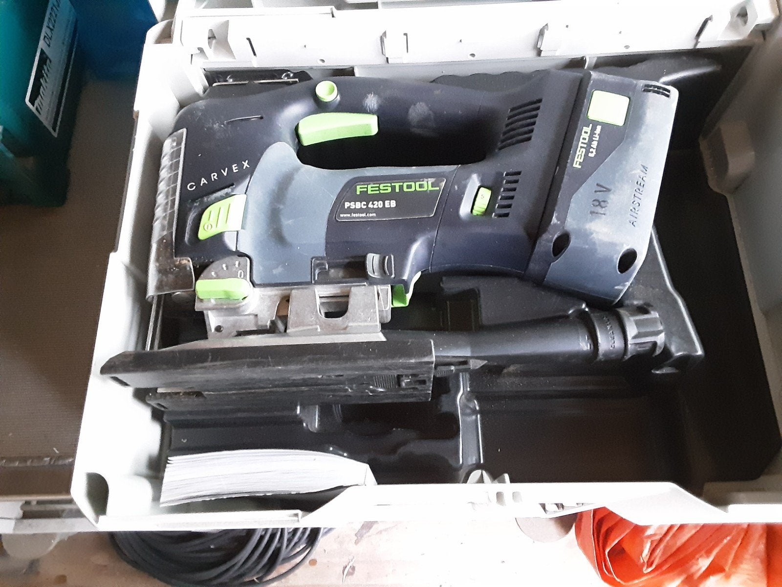 Festool, Ophalen, Minder dan 600 watt, Decoupeerzaag, 30 tot 70 mm