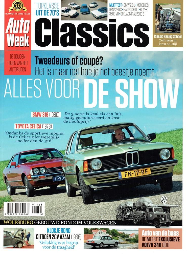 Autoweek Classics 2023 nr. 11 (o.a. BMW 316 & Toyota Celica), Verzenden, Gelezen, Algemeen