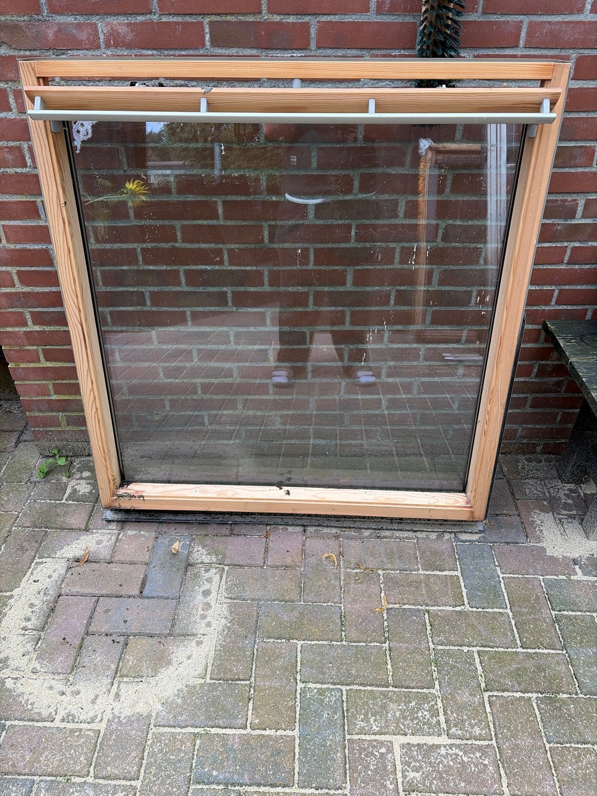 Gebruikt Velux dakraam 114 x 118 cm compleet en goed, Ophalen, Gebruikt, Minder dan 80 cm, 80 tot 120 cm