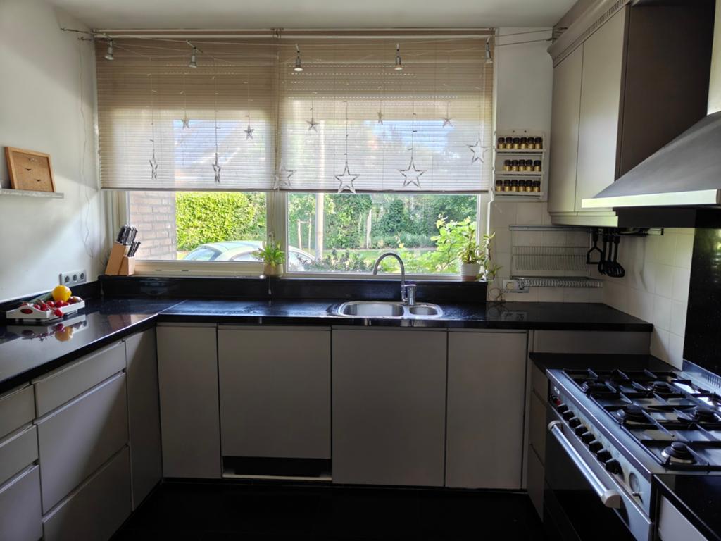 U-vorm keuken met 6-pits fornuis, draai- en apothekerskast, Huis en Inrichting, Keuken | Complete keukens, Ophalen, Gebruikt, U-keuken