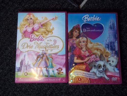 DVD 2 stks Barbie en het diamantenkasteel en Barbie en de, Cd's en Dvd's, Dvd's | Kinderen en Jeugd, Alle leeftijden, Ophalen of Verzenden