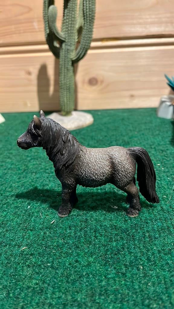 Schleich shetland pony 2009, Ophalen of Verzenden, Zo goed als nieuw, Paard, Beeldje of Figuurtje
