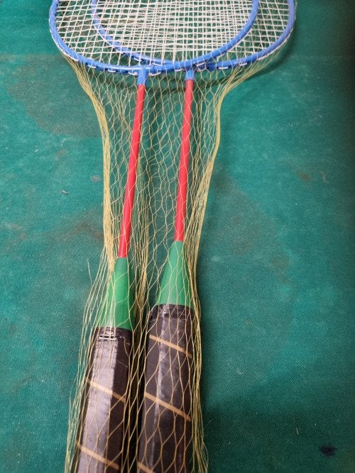 badmintonset 2x racket, Ophalen of Verzenden, 'T Olde Gre-j, Info@toldegrej.nl, Endepoelstraat 20f Didam