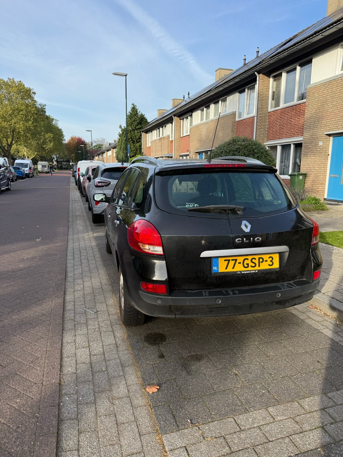 Renault Clio 1.2 TCE 100 Estate 2008 Zwart ondhouden!, Auto's, Voorwielaandrijving, 535 kg, 4 cilinders, 1095 kg