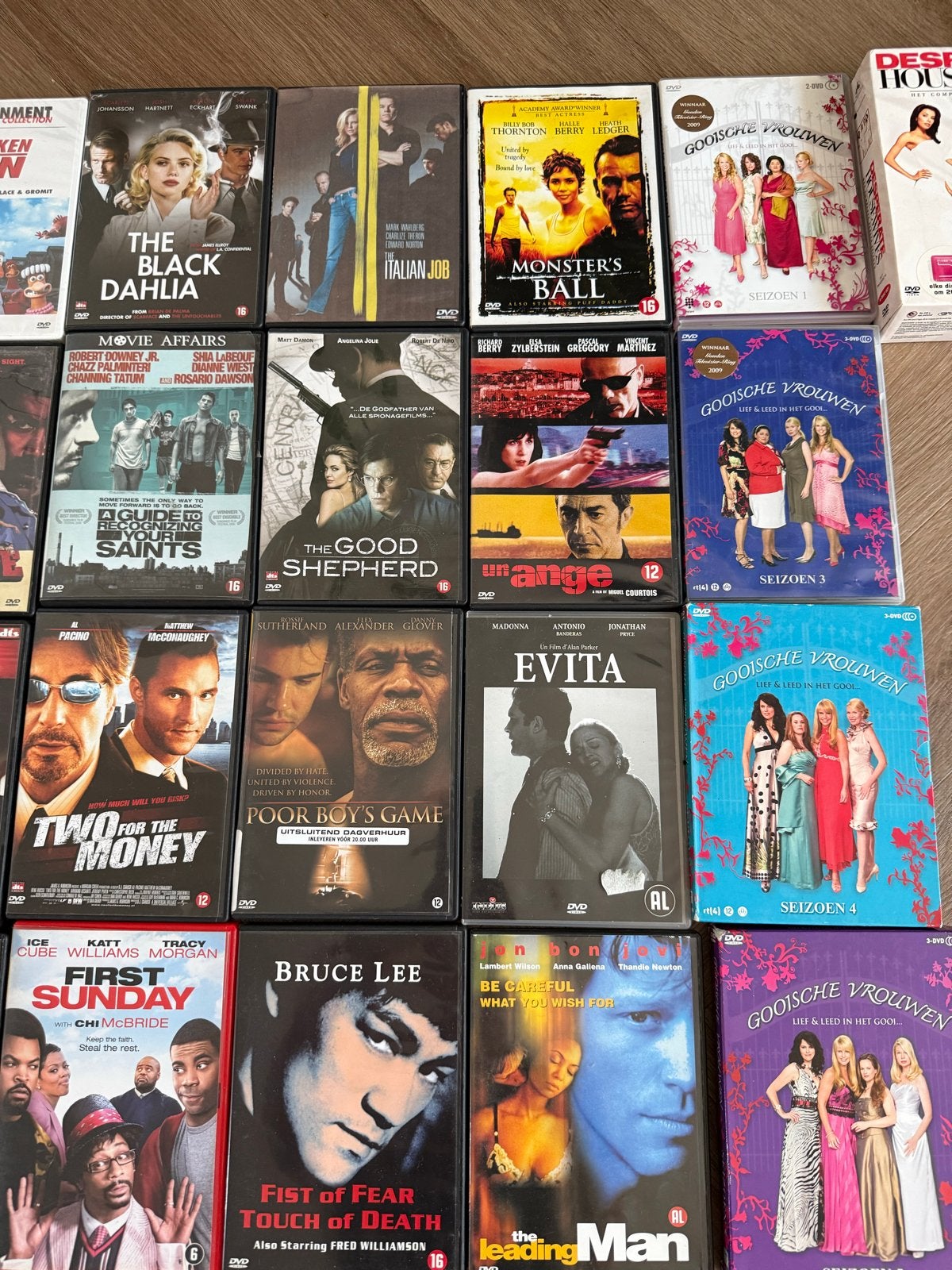 Diverse DVD collectie: Amerikaanse films & Gooische Vrouwen, Ophalen, Gebruikt, Nederlands, Nederlands