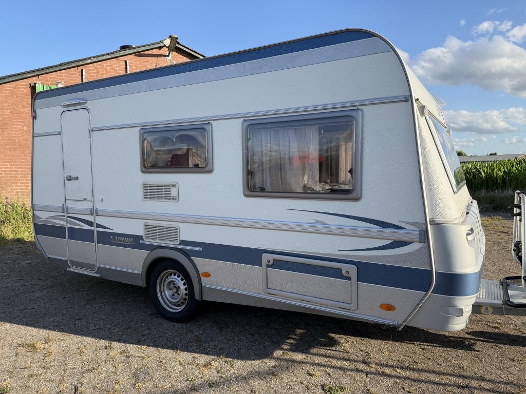 Fendt saphir 450 QB, Caravans en Kamperen, Caravans, Bedrijf, Fendt, Schokbreker, 1000 - 1250 kg
