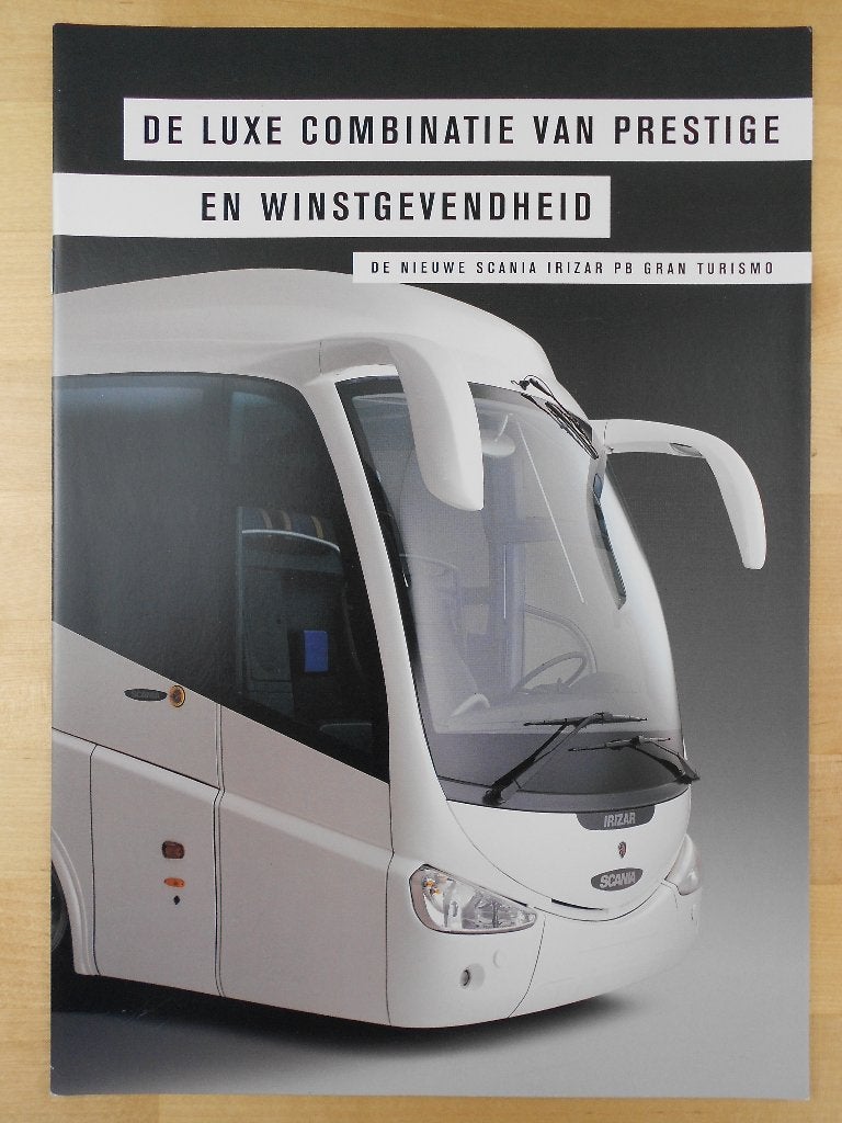 Scania Irizar PB Gran Turismo Brochure 2002 – Bus Touringcar, Ophalen of Verzenden, Zo goed als nieuw, Overige merken, Scania
