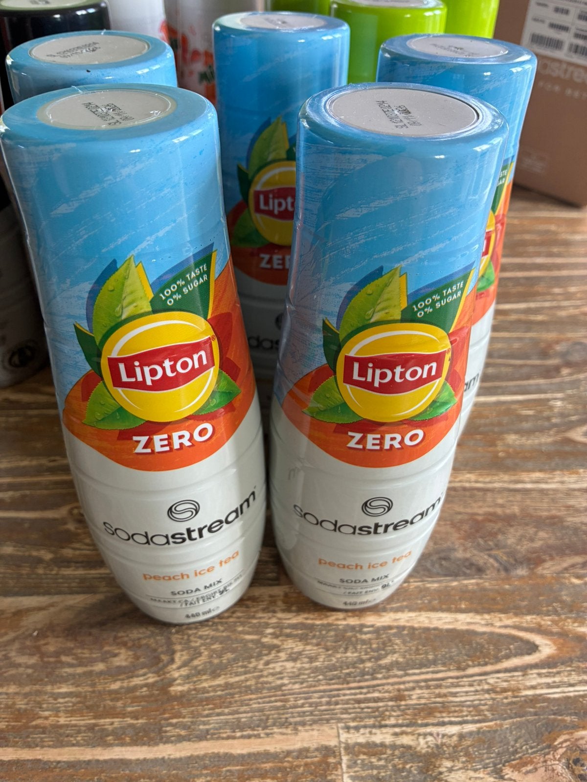 5x Sodastream siroop | Lipton Peach Ice Tea | Zero, Ophalen of Verzenden