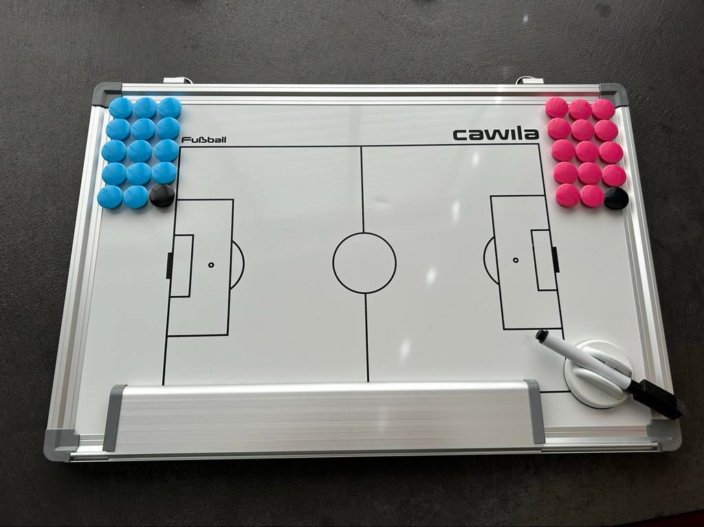 Tactiekbord coachbord voetbal - Cawila, Sport en Fitness, Voetbal, Ophalen of Verzenden, Gebruikt, Overige typen