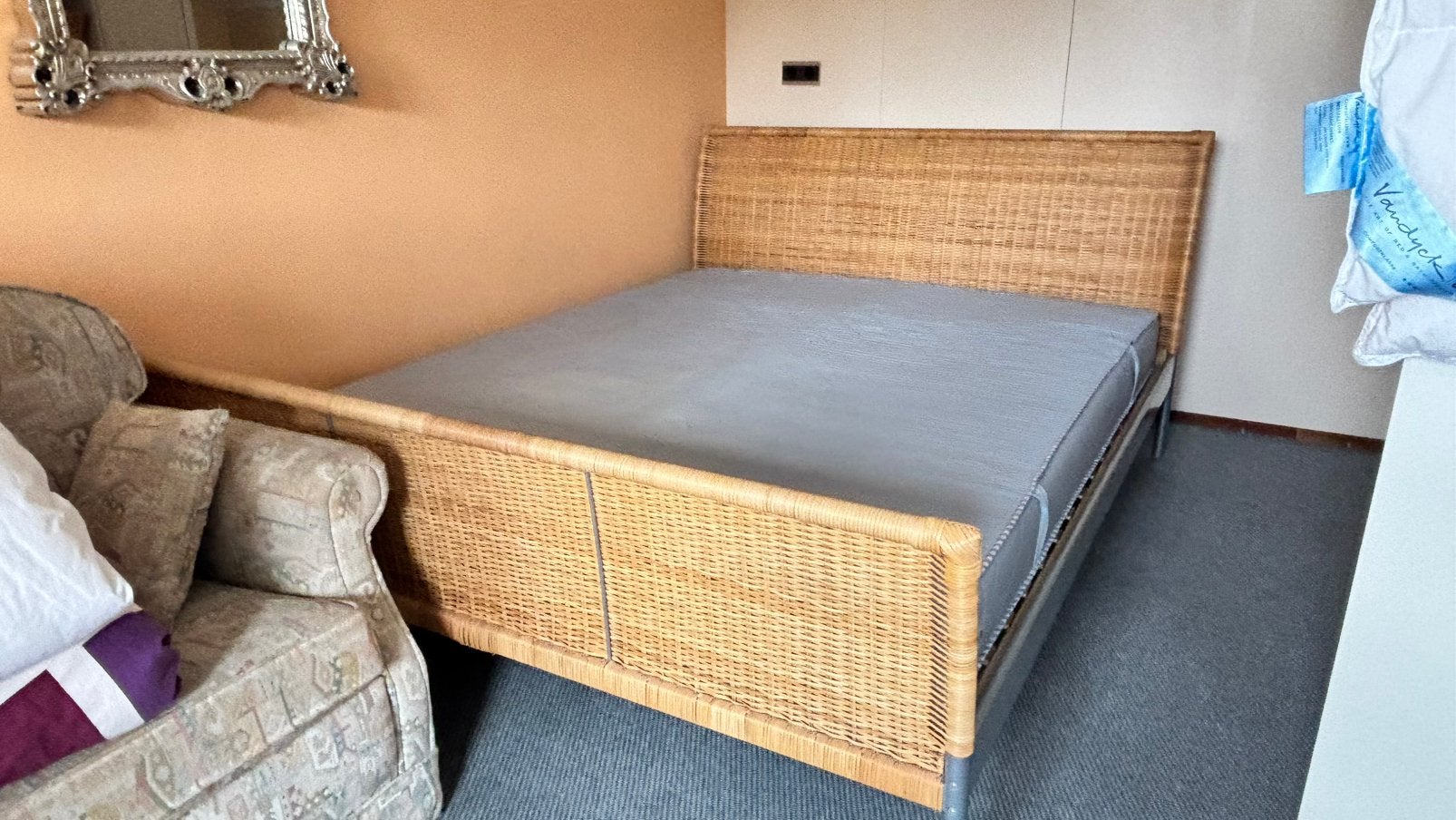 2 persoons bed GRATIS afhalen, Ophalen, Gebruikt, Tweepersoons, 200 cm