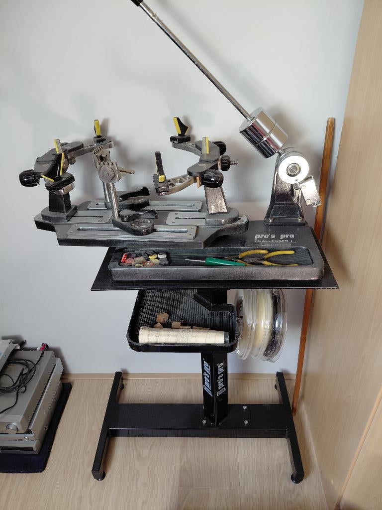Pro's  Pro Challenger 1 bespanmachine tennisrackets, Sport en Fitness, Tennis, Ophalen, Gebruikt, Overige typen, Overige merken