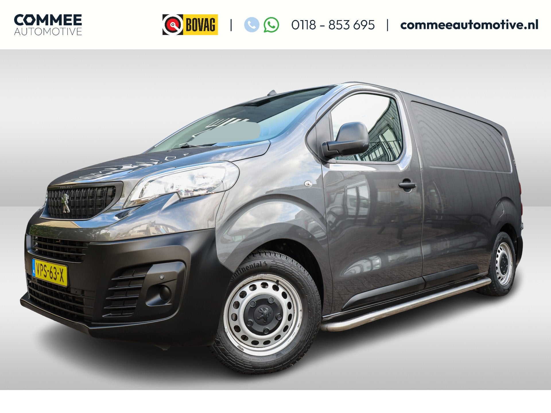 Peugeot Expert 2.0 BlueHDI 145 Standard Premium L2H1 CAM I A, Auto's, Gebruikt, 4 cilinders, Leder en Stof, Verwarmde buitenspiegels