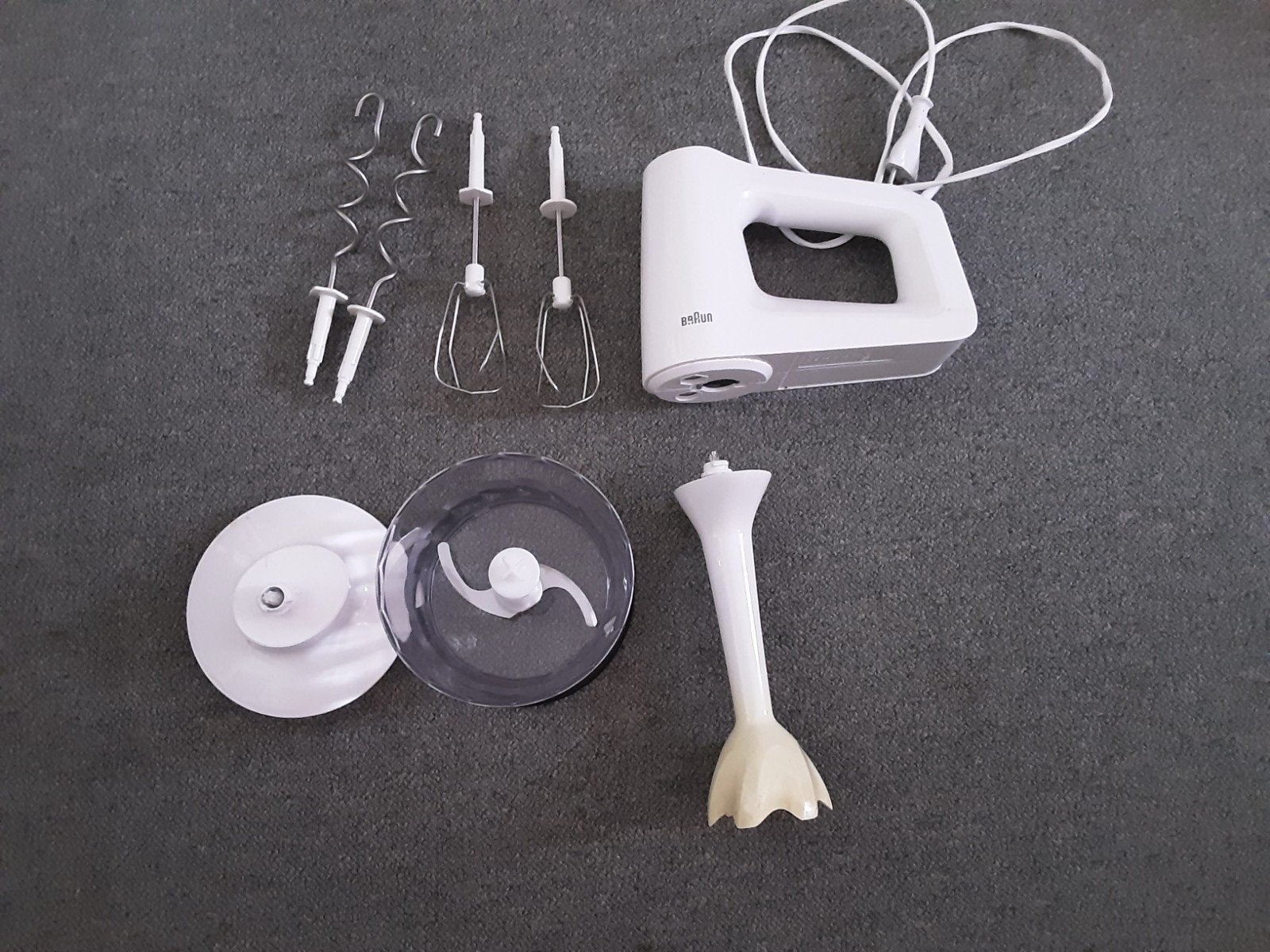 Braun staafmixer ,deeghaken, mixer ,bakje om te hakken, Minder dan 1 liter, Ophalen