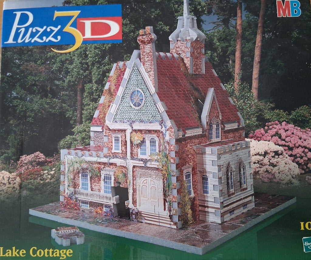 Puzz3D - Lake Cottage, Ophalen of Verzenden, Minder dan 500 stukjes, Zo goed als nieuw, Rubik's of 3D-puzzel