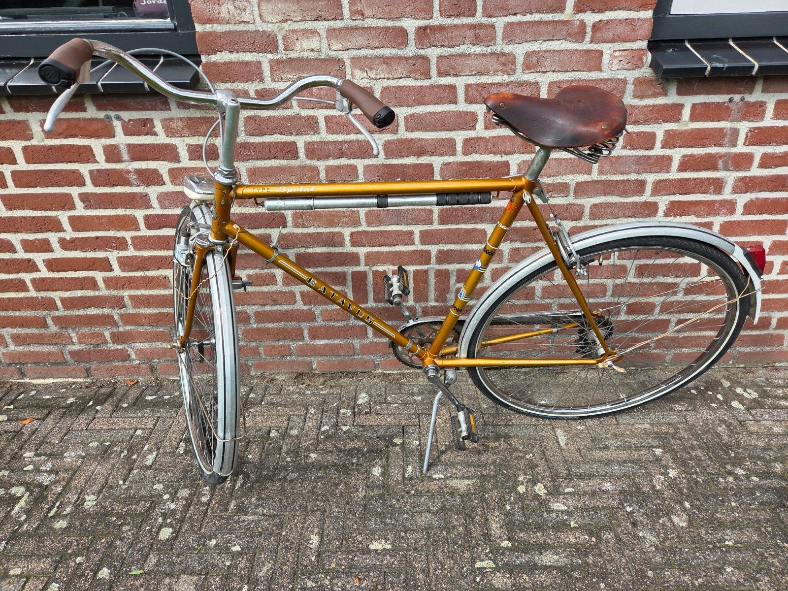 Authentieke Batavus fiets uit 1969 - Klassieke charme, Ophalen, Velgrem, Batavus, Jaren '60 of nieuwer