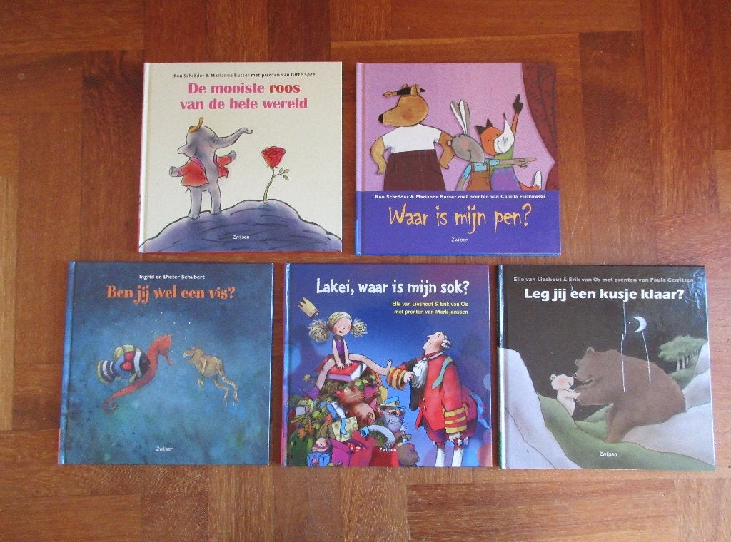 5 x prentenboek Veilig Leren Lezen Anker maan, Ophalen of Verzenden, Gelezen