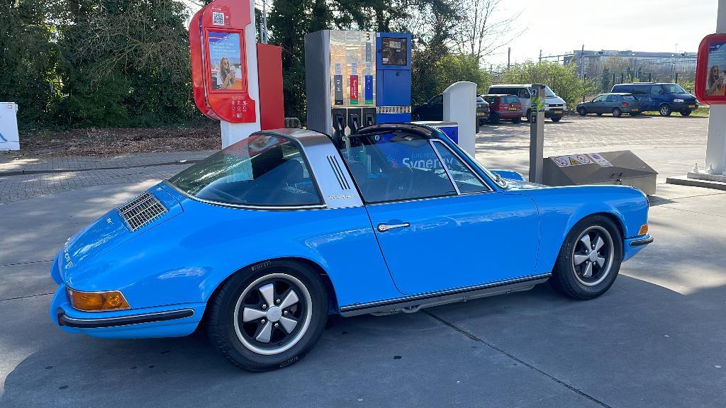 Porsche 911 Backdate, Cabriolet, 1060 kg, 4 stoelen, Blauw