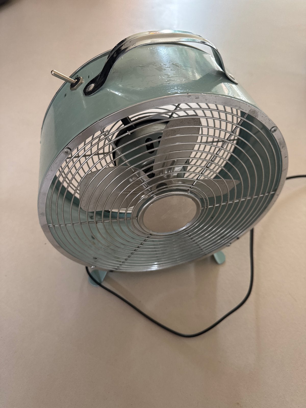 Hema Tafelventilator - retro Look, Ophalen of Verzenden, Gebruikt, Tafelventilator