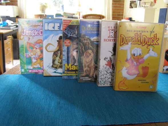 6 kinder video's, Cd's en Dvd's, VHS | Kinderen en Jeugd, Alle leeftijden, Ophalen of Verzenden, Gebruikt, Overige typen