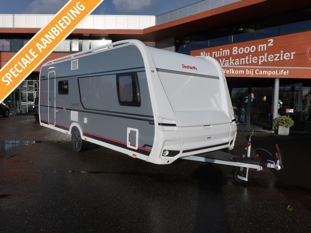 Dethleffs Camper 560 FMK STIJLVOL EN MODERN !!, Overige typen, Dethleffs, Schokbreker, Overige