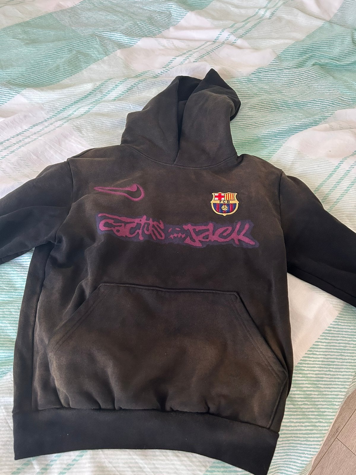 FC Barcelona x Cactus Jack Hoodie - Maat S, Ophalen of Verzenden, Nieuw, Maat 46 (S) of kleiner