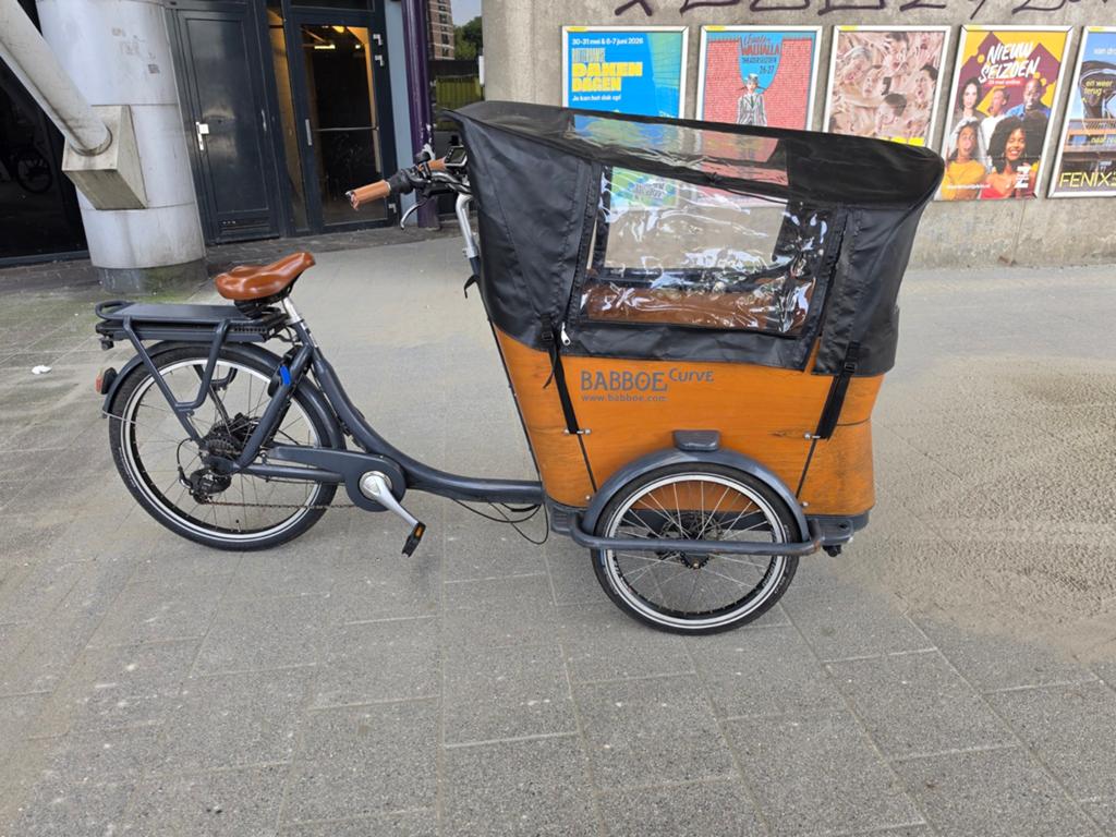 Babboe Curve Elektrische Bakfiets te koop, Ophalen, Gebruikt, 4 kinderen of meer, Overige merken