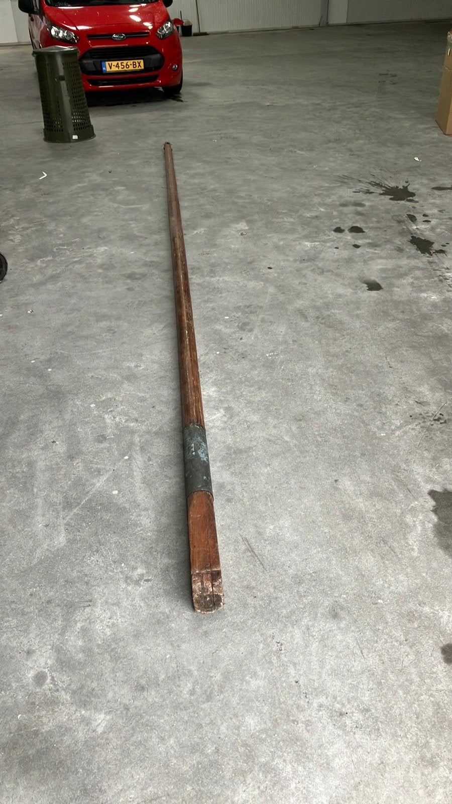 Houten mast ca. 5,25 meter, Watersport en Boten, Ophalen, Zo goed als nieuw, Zeilboot