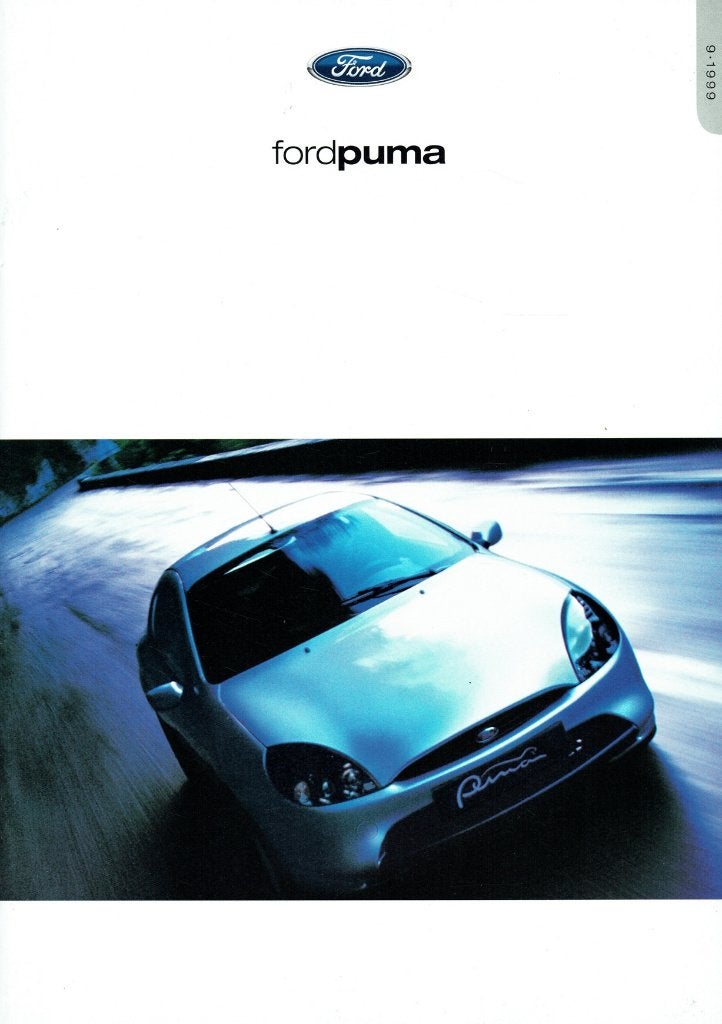 Folder Ford Puma (Belgische uitgave - 1999), Verzenden, Gelezen, Ford