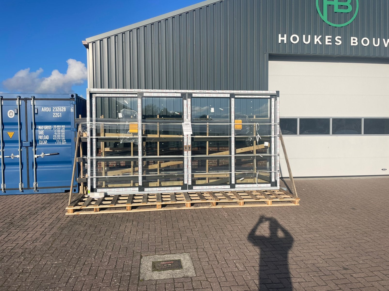 Levering van nieuwe kunststof kozijnen ( scherp geprijsd), Ophalen, Kunststof, Minder dan 3 meter, Nieuw