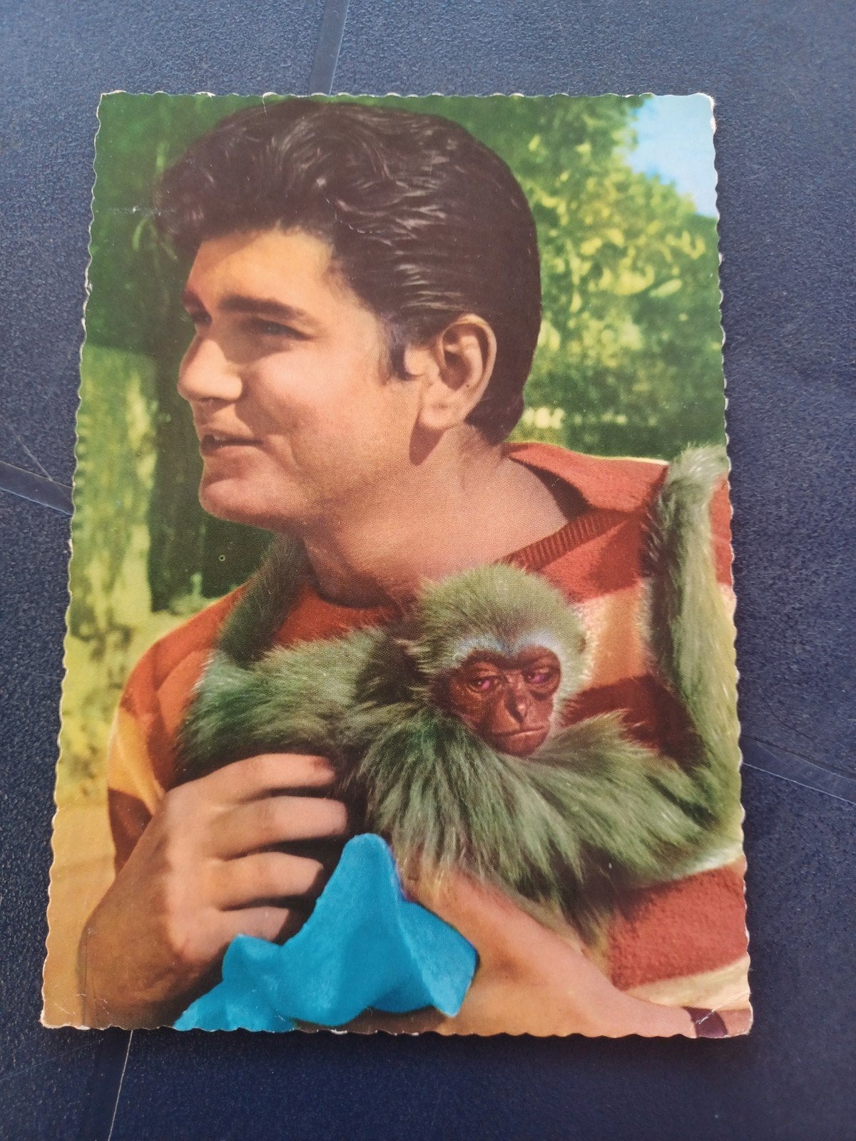 Michael Landon Little Joe uit Bonanza, Verzamelen, Ophalen of Verzenden, 1960 tot 1980, Gelopen, Sterren en Beroemdheden