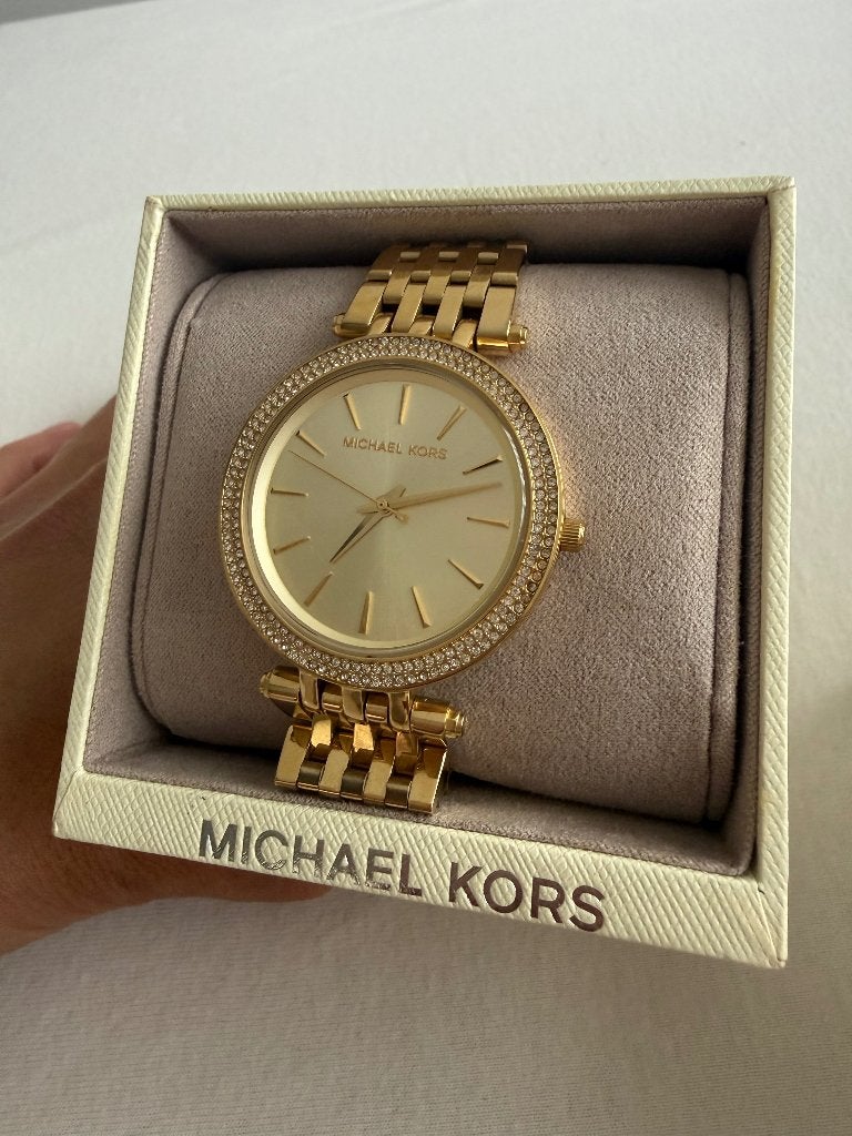 Michael Kors horloge, Staal, Staal, Polshorloge, Zo goed als nieuw