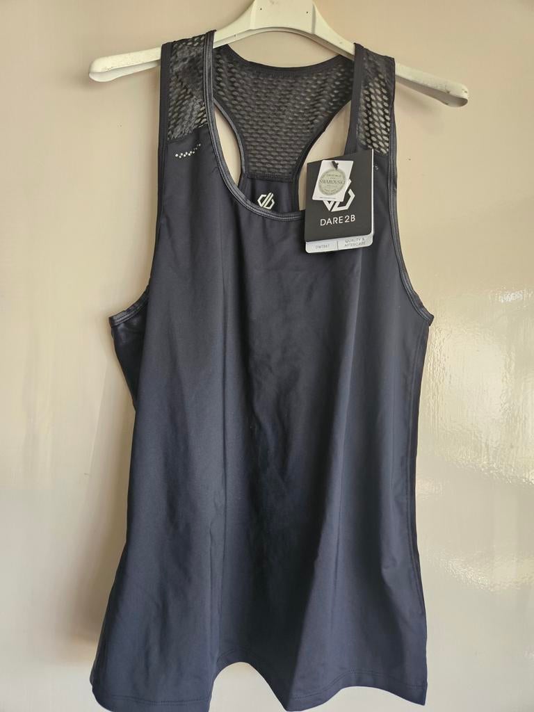 Nieuwe zwarte sporttop van Dare2B, Zwart, Nieuw, Ophalen of Verzenden, Fitness of Aerobics