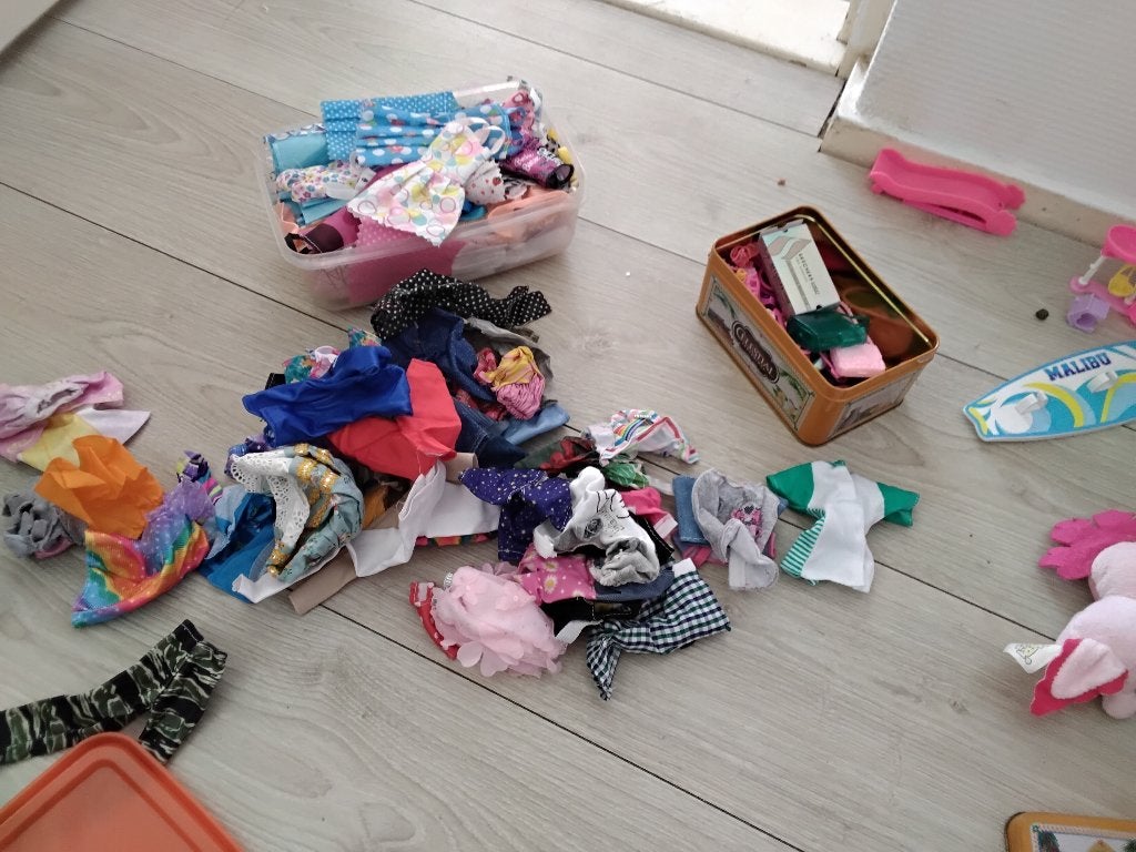 Barbie huis#speelgoed#barbies, Ophalen, Gebruikt, Poppenhuis