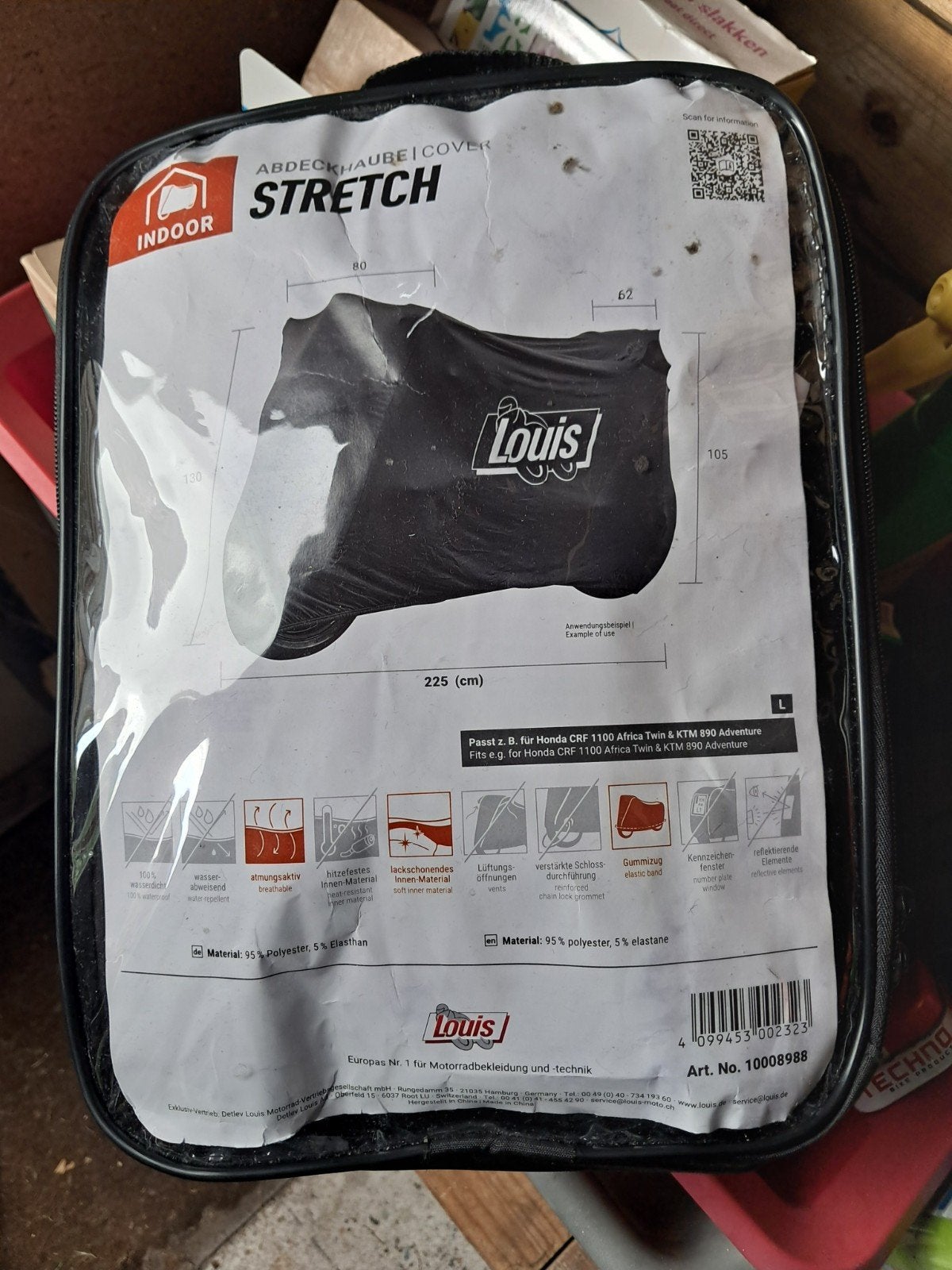 Louis Indoor Stretch Motorhoes - Honda CRF 1100 / KTM 890, Ophalen of Verzenden